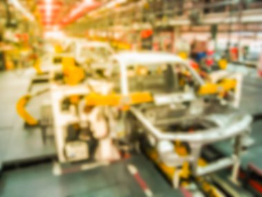 Soyut mevsimlik Metal araba taksi Otomotiv Sanayi arka plan kavramı fikir için Punta Kaynak derleme işlemi