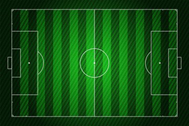 Gerçekçi işlemeli yama iş futbol alanı öğesi vektör çizim tasarım konsepti dokusuna