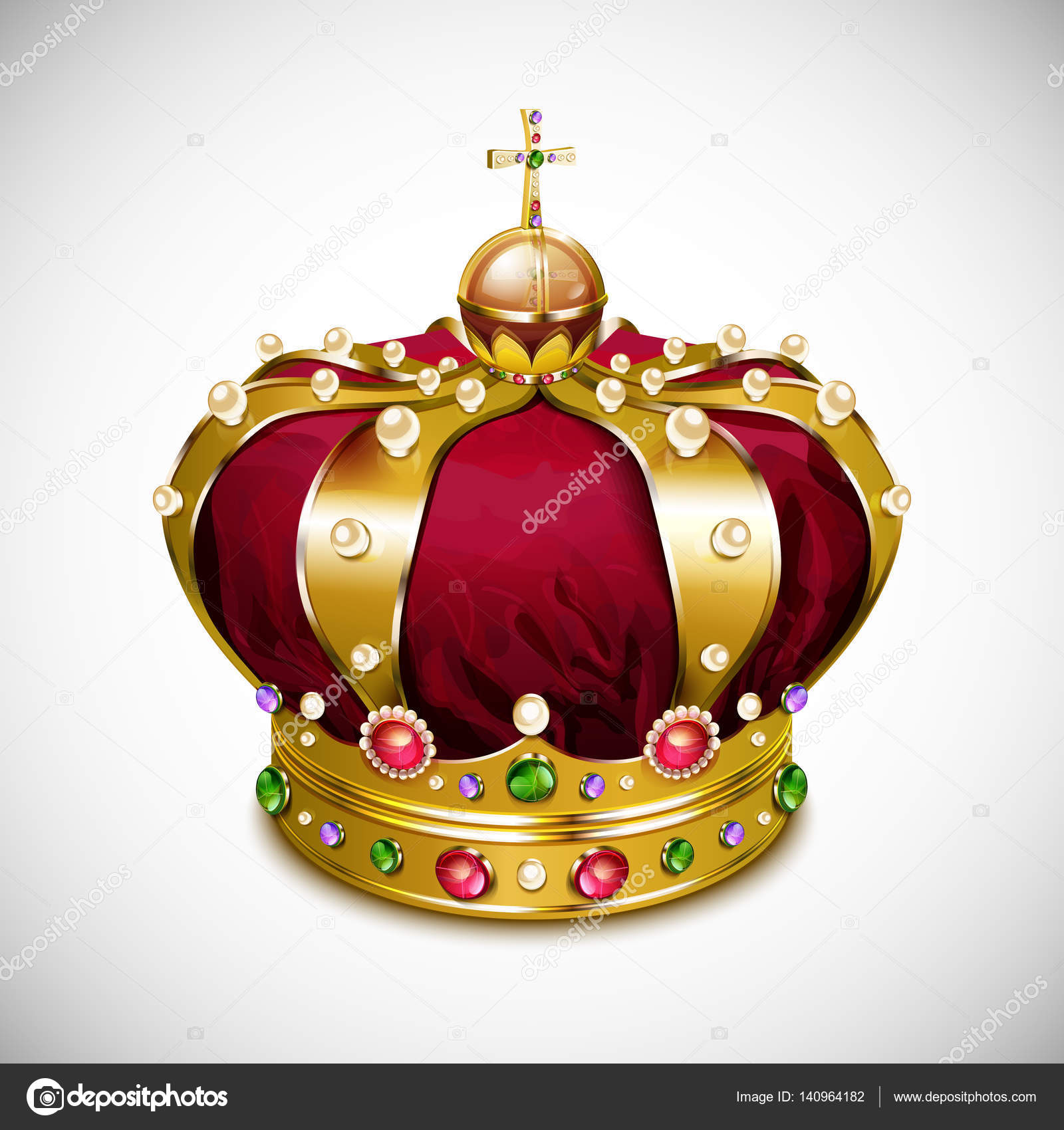 Download Gold king crown vector icon. — Stock Vector © indie #140964182