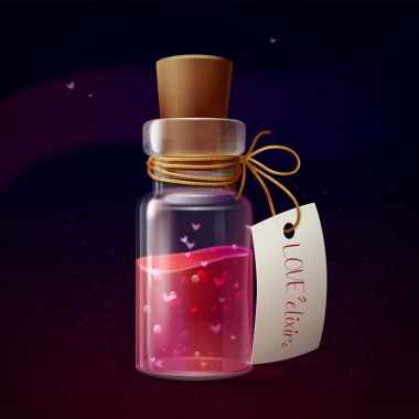 Aşk iksiri illüstrasyon