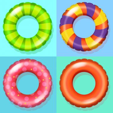  şişme yüzük yüzen