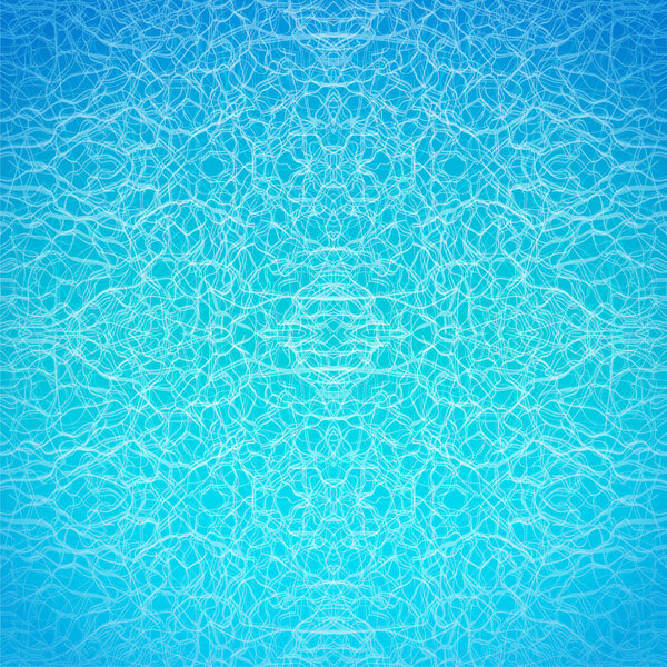 Abstract colourful water tracery texture.