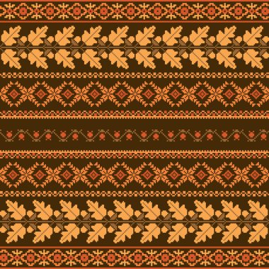 Arka plan işlemeli sonbahar