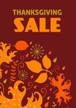 Şükran Günü Satılık arka plan