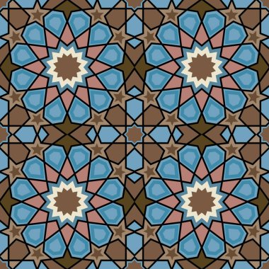 soyut mozaik desen