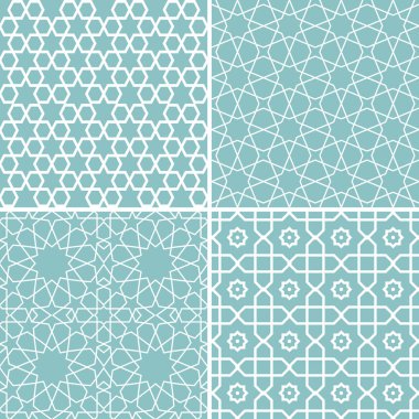 Arapça tarzı geometrik desenleri