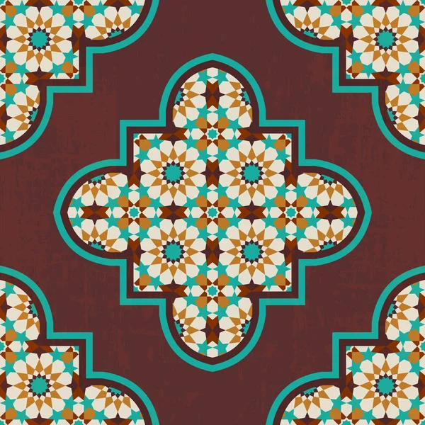 Mattonelle di mosaico marocchino — Vettoriale Stock
