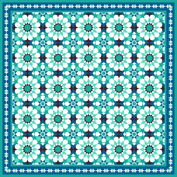 Fond mosaïque marocaine traditionnelle — Image vectorielle