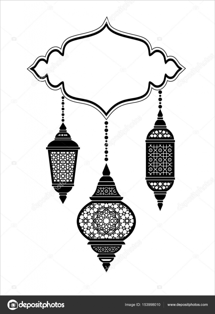 Ramadan Kareem Achtergrond Sjabloon Stockvector Irmairma 153998010