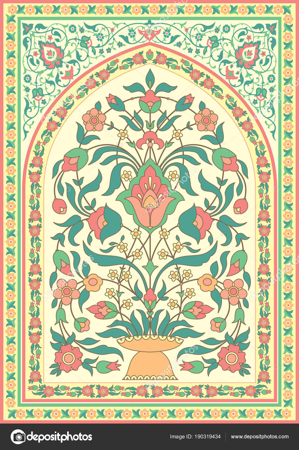 Islamic Flower Art