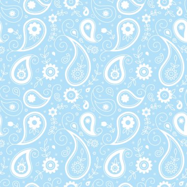 Hafif Mavi desenli desen