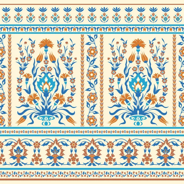 Modèle de tissu oriental — Image vectorielle