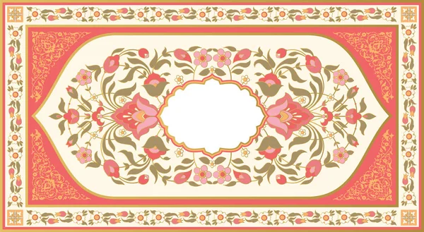 Ornate vintage floral fundo —  Vetores de Stock