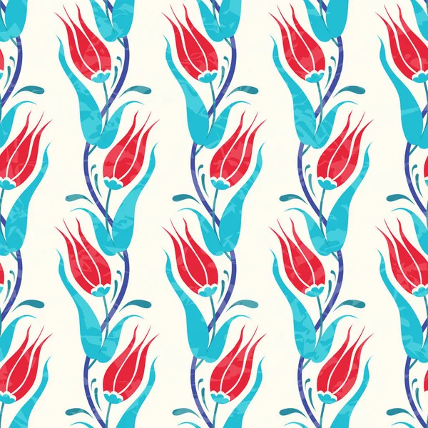 Modèle de tulipes — Image vectorielle