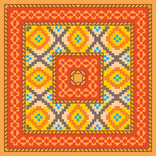 Patrón geométrico abstracto estilo étnico — Archivo Imágenes Vectoriales