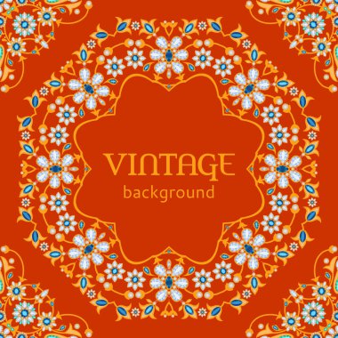 Çiçek çerçevesini süsle