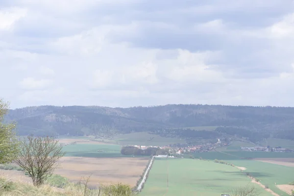 Vista Das Montanhas Verão — Fotografia de Stock