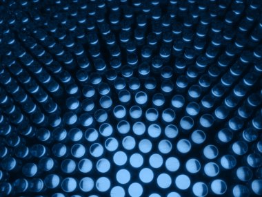 Bulanık mavi arkaplan ve güzel bokeh efekti.