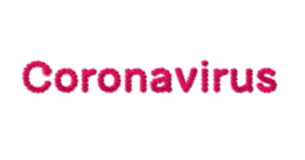 Kreatív Összetétel Egy Coronovírus Virionrészecskéjének Képével Egy Információs Cikk Címlapjára — Stock Fotó