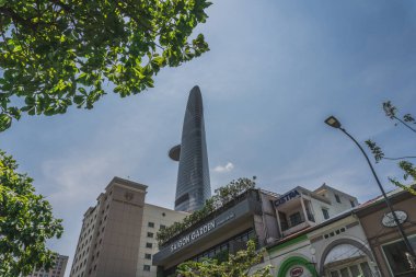 Ho Chi Minh şehrinde yüksek bir gökdelen