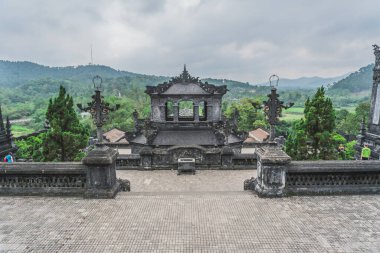 Hue, Vietnam 'daki Khai Dinh Mezarı imparatoru. UNESCO Dünya Mirası Alanı.