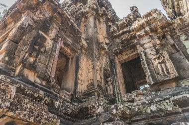 Antik Angkor Wat Panorama 'yı Mahvetti. Siem Reap, Kamboçya