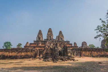 Antik Angkor Wat Panorama 'yı Mahvetti. Siem Reap, Kamboçya