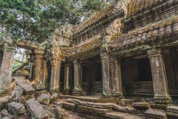 Ruïnes van de tempel van Abandon - Angkor Wat — Stockfoto