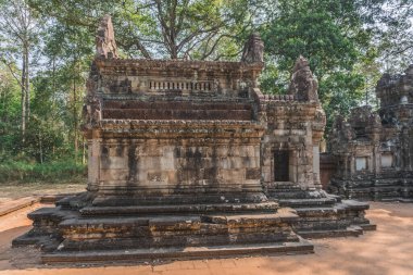 Antik Angkor Wat Panorama 'yı Mahvetti. Siem Reap, Kamboçya