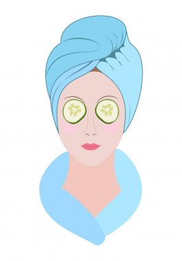 Spa ya da Güzellik Salonu afiş.