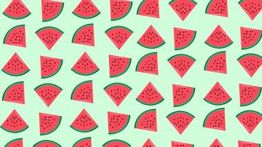 Yeşil arka planda karpuz üzümü