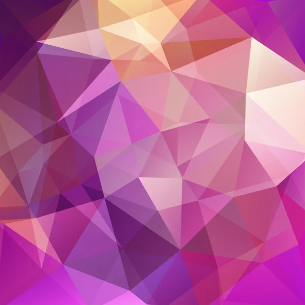 Abstraktes rosa Mosaik Hintergrund. Dreieck geometrischer Hintergrund. Designelemente. Vektorillustration — Stockvektor