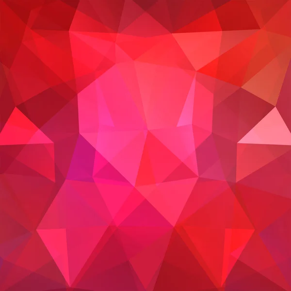 Abstract polygonal vector background. Red geometric vector illustration. Creative design template. — Stock Vector