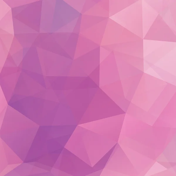 Achtergrond gemaakt van roze driehoeken. Vierkante samenstelling met geometrische vormen. Eps 10 — Stockvector