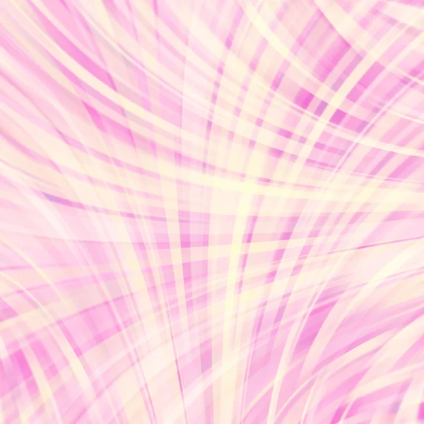 Ilustración vectorial de fondo abstracto rosa claro con líneas curvas de luz borrosa. Ilustración geométrica vectorial . — Vector de stock