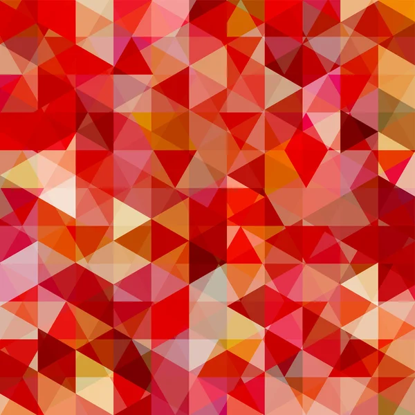 Fondo abstracto formado por triángulos rojos. Diseño geométrico para presentaciones de negocios o volante de banner de plantilla web. Ilustración vectorial — Vector de stock