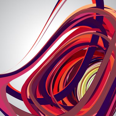 Hatları ile arka plan hareketli, illüstrasyon vektör. Kırmızı, turuncu, mor renkler