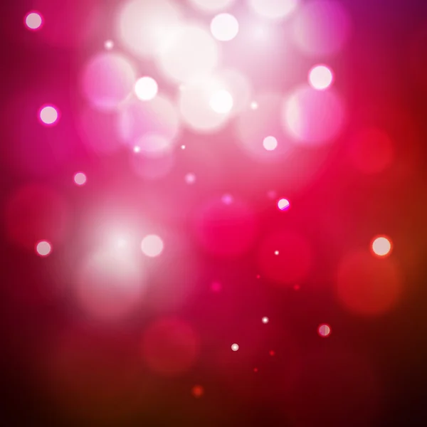 Lumière de bokeh de flou de ton rouge. Fond déconcentré, illustration vectorielle — Image vectorielle