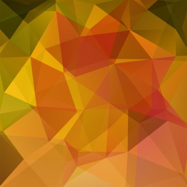 Soyut geometrik tarzı kahverengi arka plan. Vektör çizim