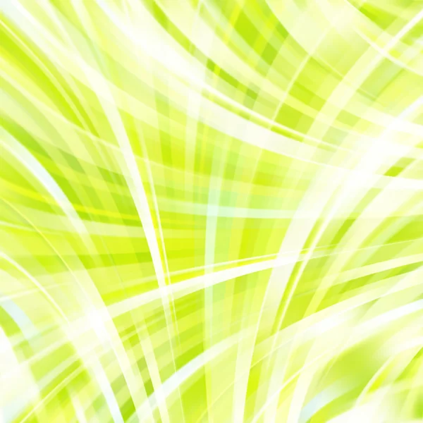 Abstrakt bakgrund med gröna, vita virvelvågor. Abstrakt bakgrundsdesign. Vektor illustration för EPS 10 — Stock vektor