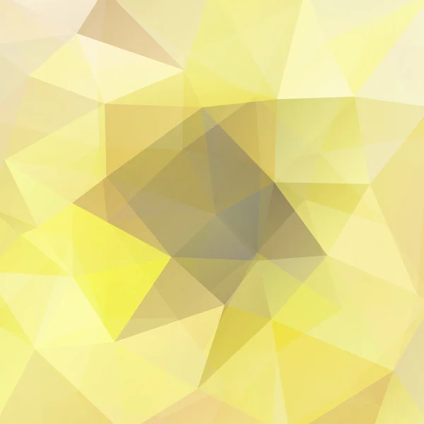 Абстрактный фон, состоящий из желтых треугольников. Геометрический дизайн для бизнес-презентаций или веб-рекламы. Векторная иллюстрация — стоковый вектор