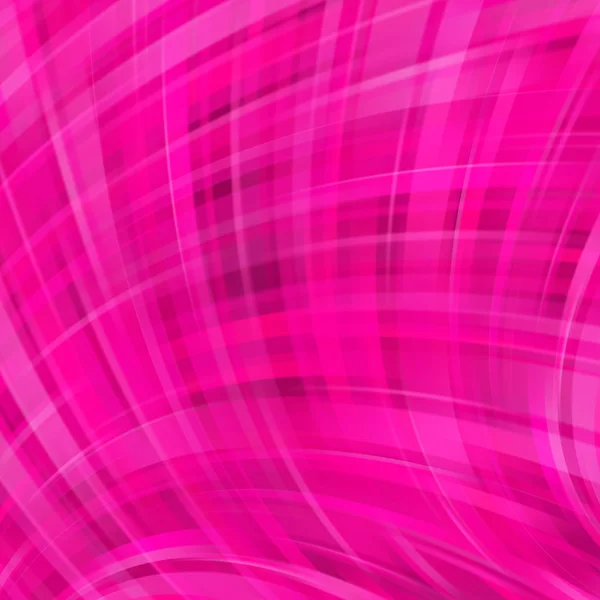Vectorillustratie van roze abstracte achtergrond met wazig licht gebogen lijnen. Geometrische vectorillustratie. — Stockvector