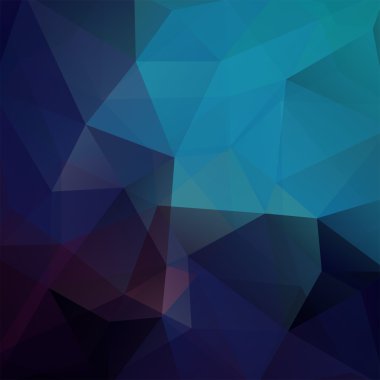 Geometrik şekillerin arka planı. Mavi mozaik desen. Vektör EPS 10. Vektör illüstrasyonu