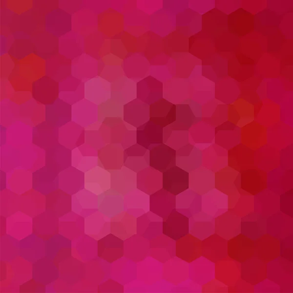 Fondo abstracto formado por hexágonos rosados. Diseño geométrico para presentaciones de negocios o volante de banner de plantilla web. Ilustración vectorial — Archivo Imágenes Vectoriales