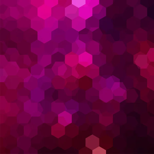 Fondo de formas geométricas rosadas. Patrón de mosaico púrpura. Vector EPS 10. Ilustración vectorial — Vector de stock