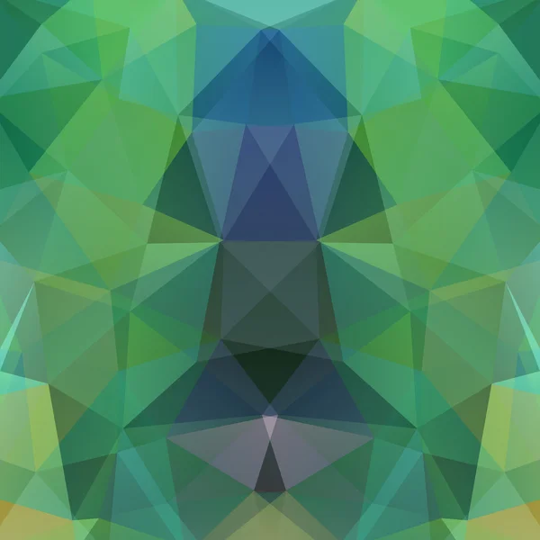 Abstrakter geometrischer Stil grüner Hintergrund. Vektorillustration — Stockvektor