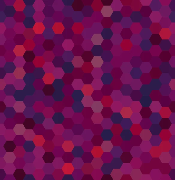 背景作出的六边形。无缝背景。与几何形状的正方形组成。粉红色，紫色的颜色 — 图库矢量图片