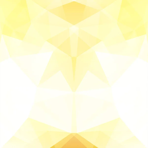 Abstract geometric style yellow background. Vector illustration — Stock Vector