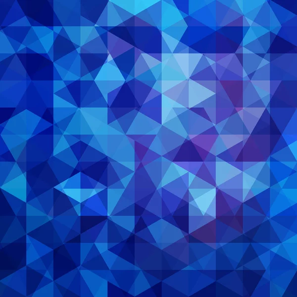 Fondo vectorial abstracto con triángulos azules. Ilustración vectorial geométrica. plantilla de diseño creativo . — Vector de stock