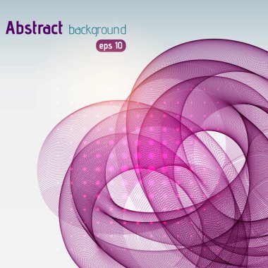 Arka plan düz çizgileri ile. Renk dalgalar, model, sanat, teknoloji duvar kağıdı, teknolojik altyapı. Vektör çizim. Pembe, mor renkler